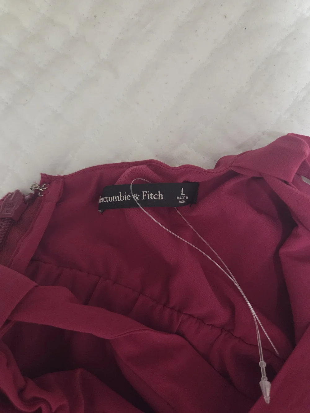 NWT Abercrombie And Fitch Pink V-Neck Dress